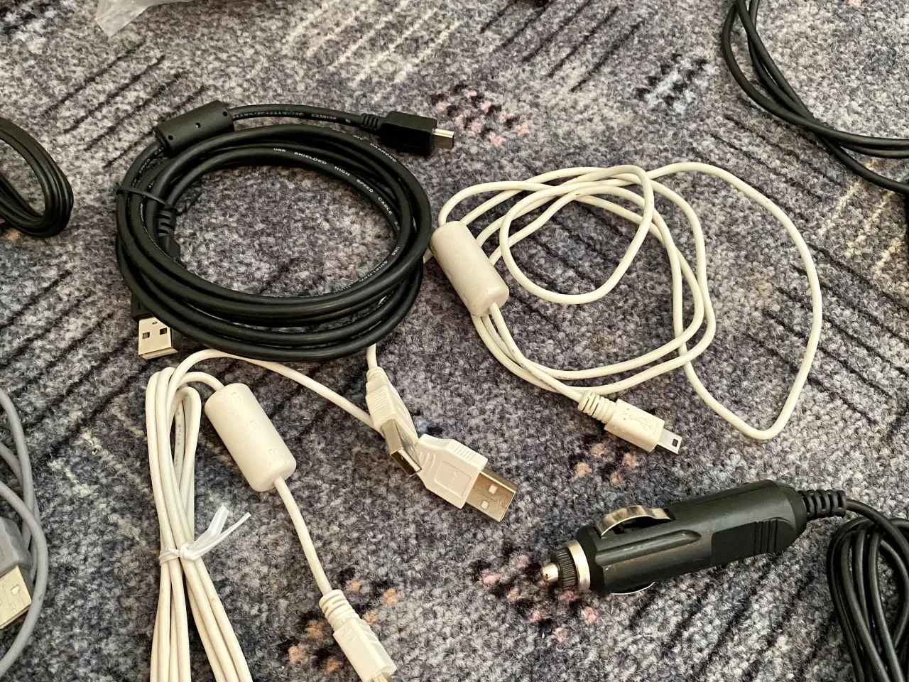 Billede 6 - Diverse kabler, connectors, opladere og mus