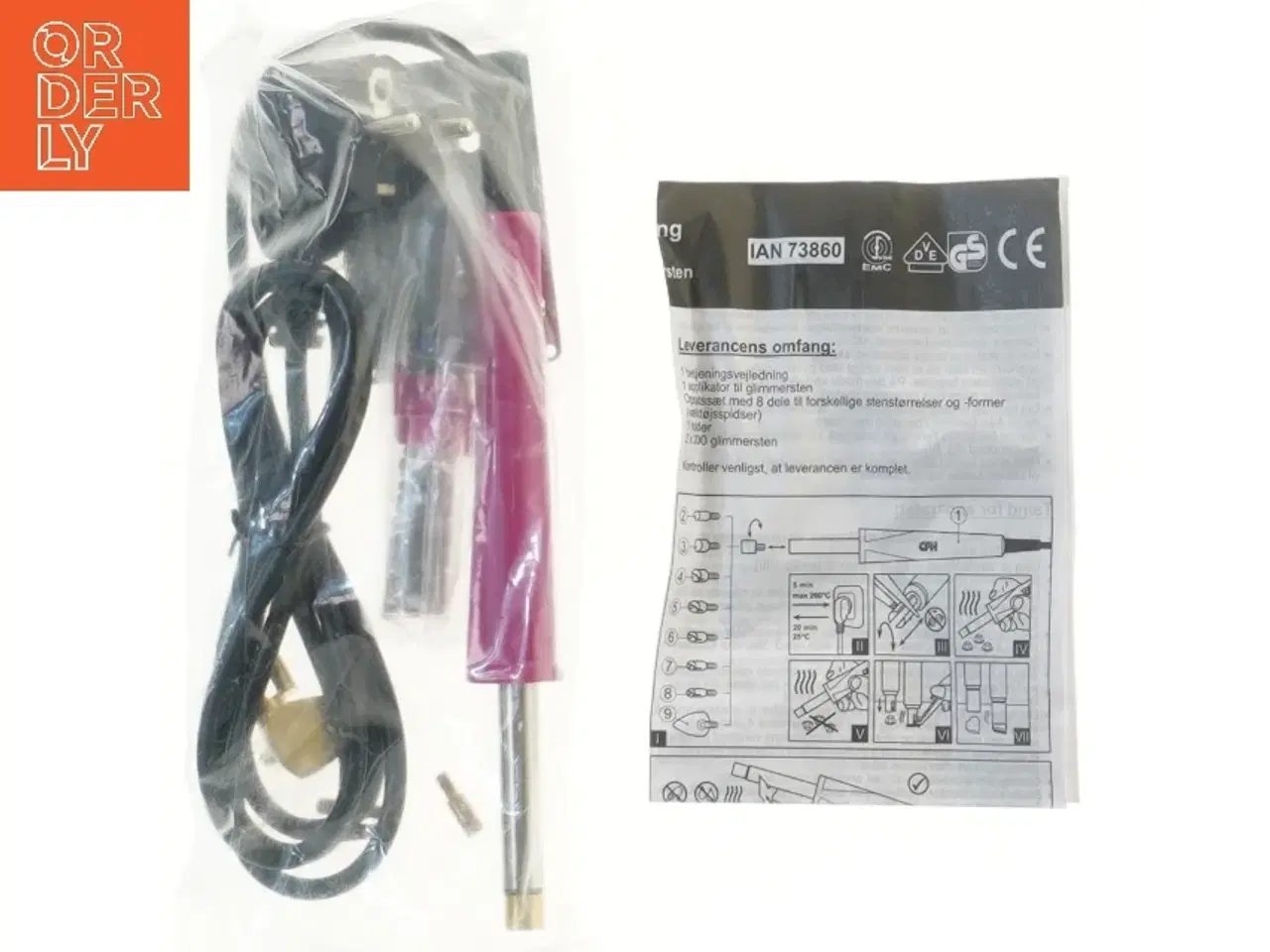 Billede 1 - Applikatorsæt til glimmersten fra Chf (str. 20 cm)