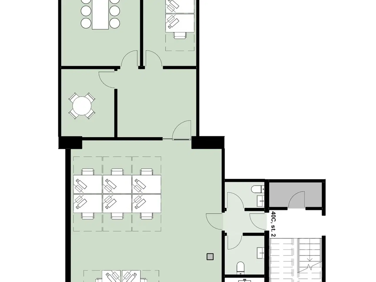 Billede 15 - Flotte kontorlokaler i stueplan