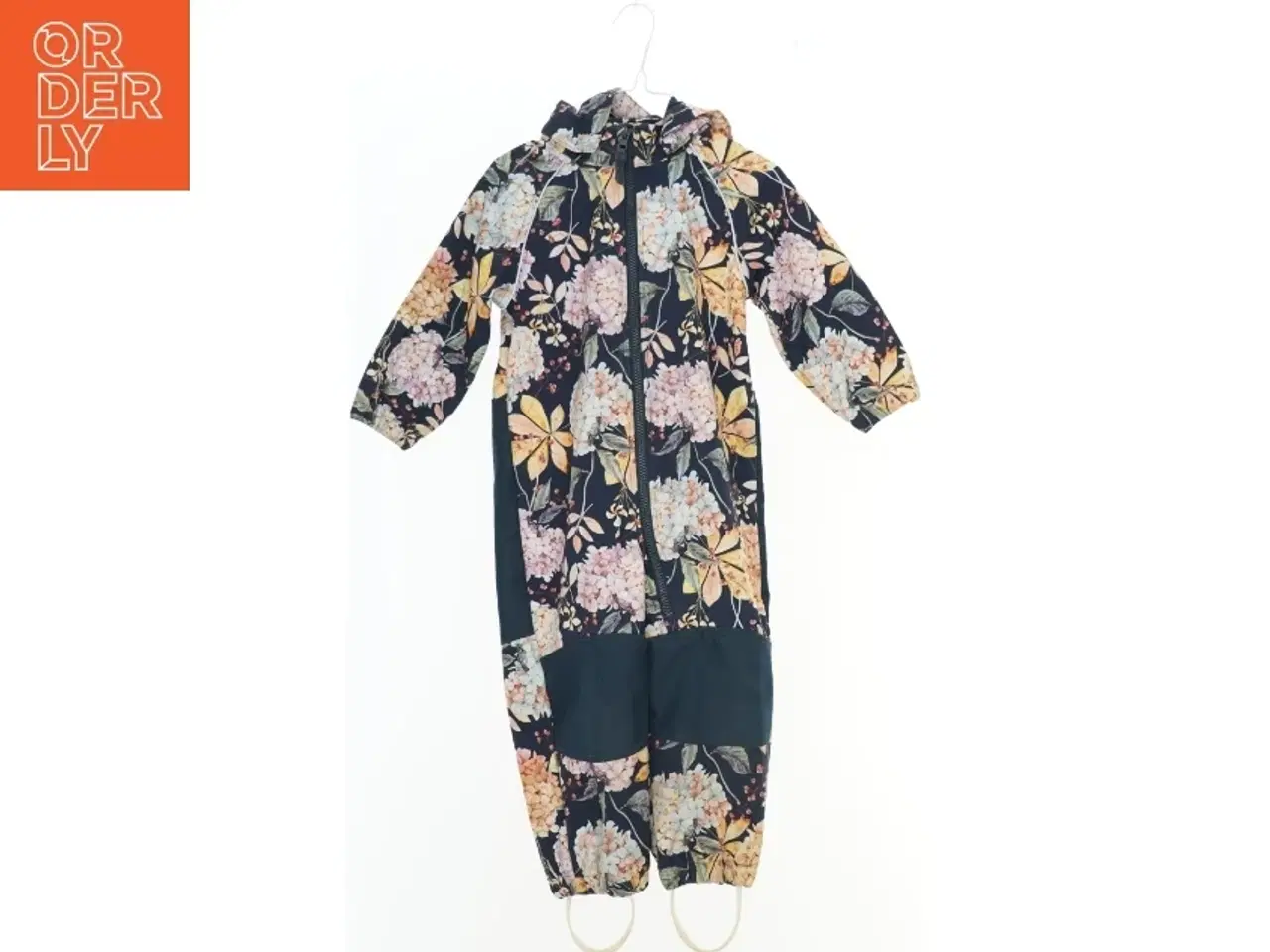 Billede 1 - Softshelldragt med Blomster med hætte fra Name It (str. 92)