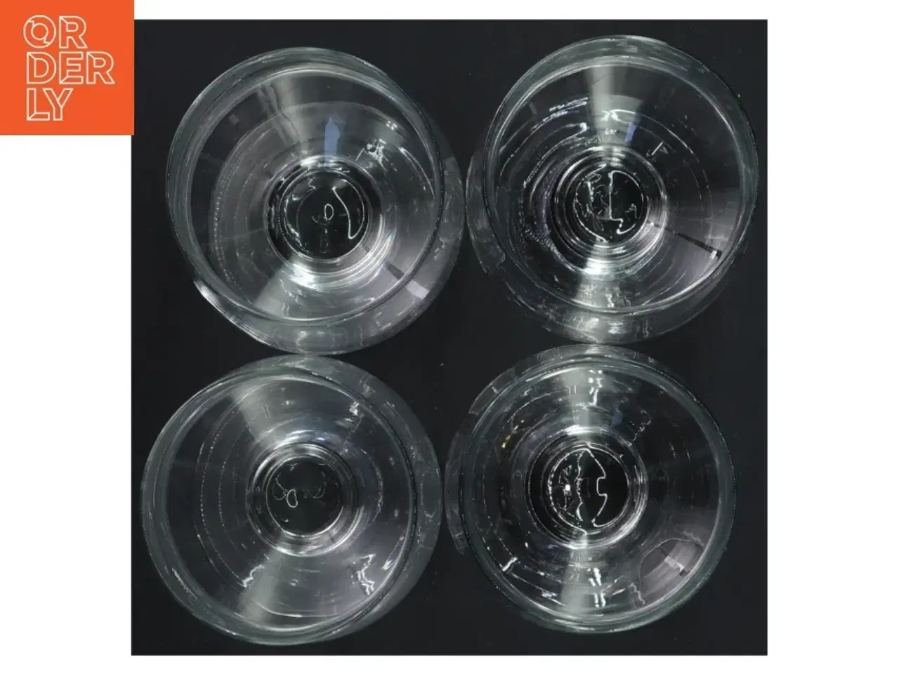 Billede 3 - Sæt med 4 glas (str. Ø 7,5x14 cm)