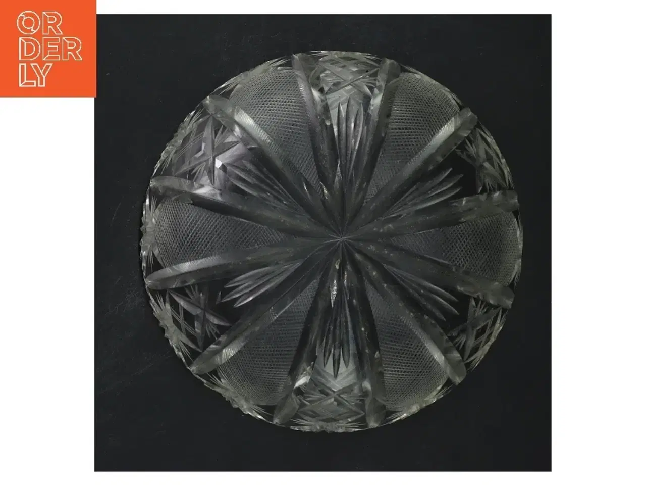 Billede 2 - Graveret rund glas skål (str. Ø 16 cm)