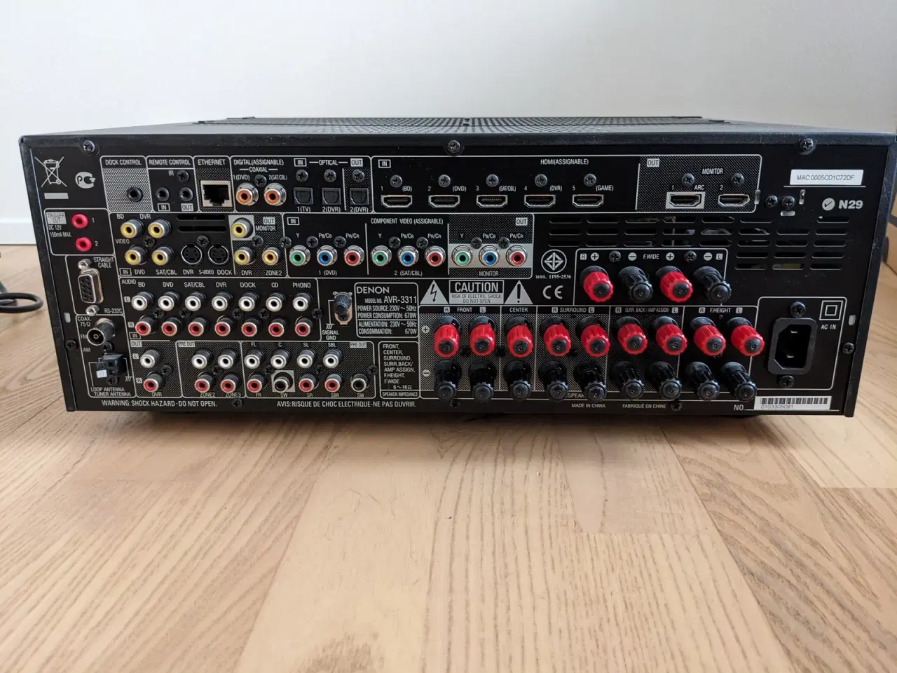 Billede 5 - Denon AVR-3311 surround receiver