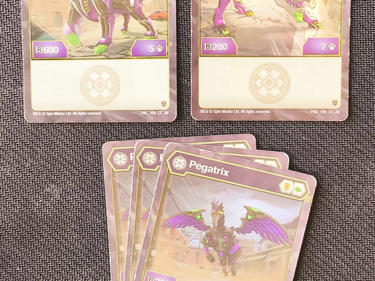 Billede 6 - Bakugan kort - Grå - 44 stk.