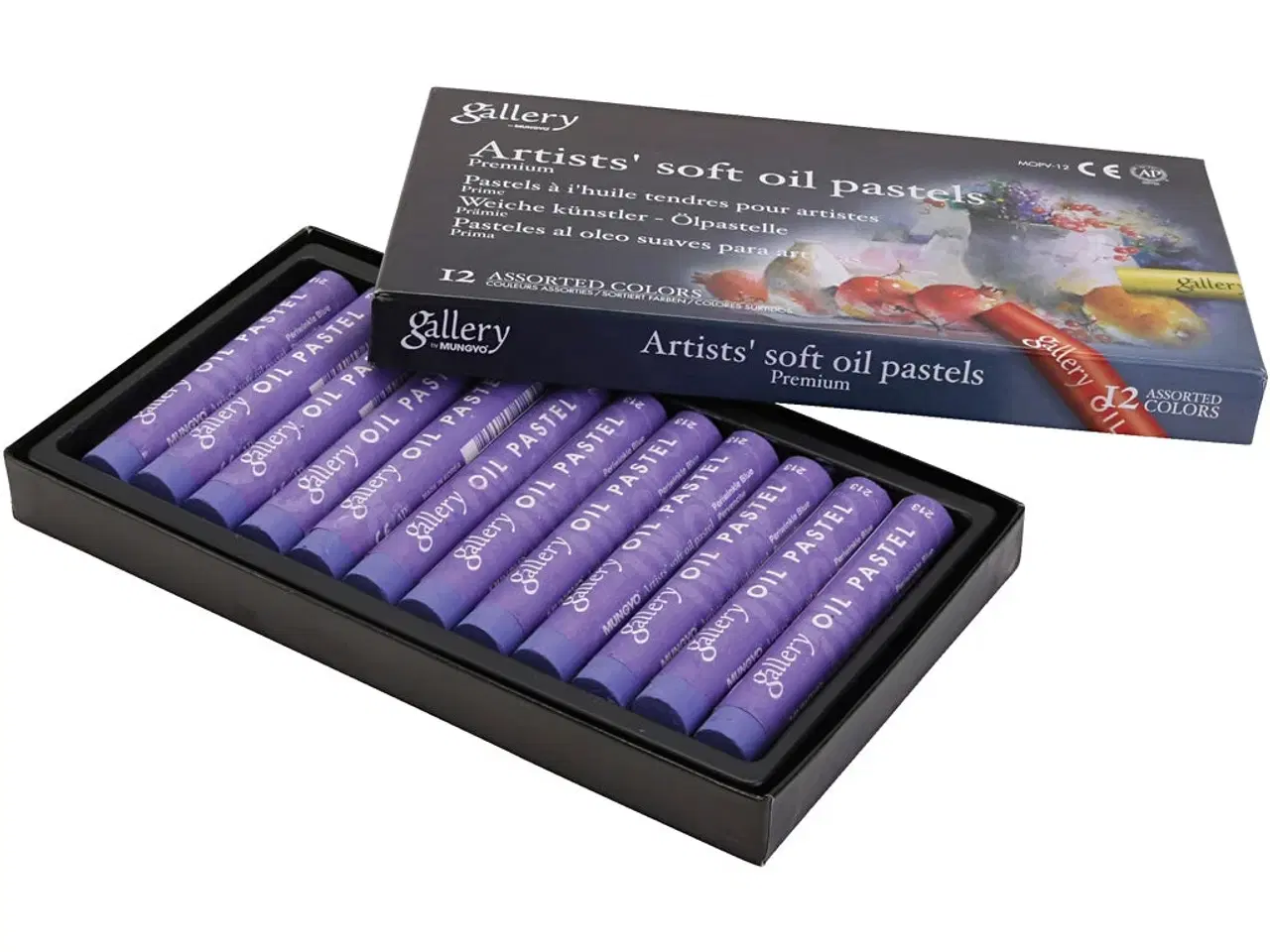 Billede 1 - Gallery Oliepastel Violet - 12 stk. i høj kvalitet