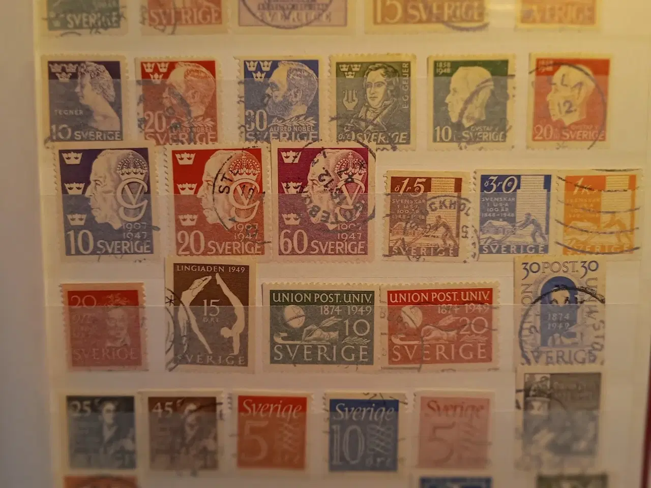 Billede 5 - Sverige frimærker