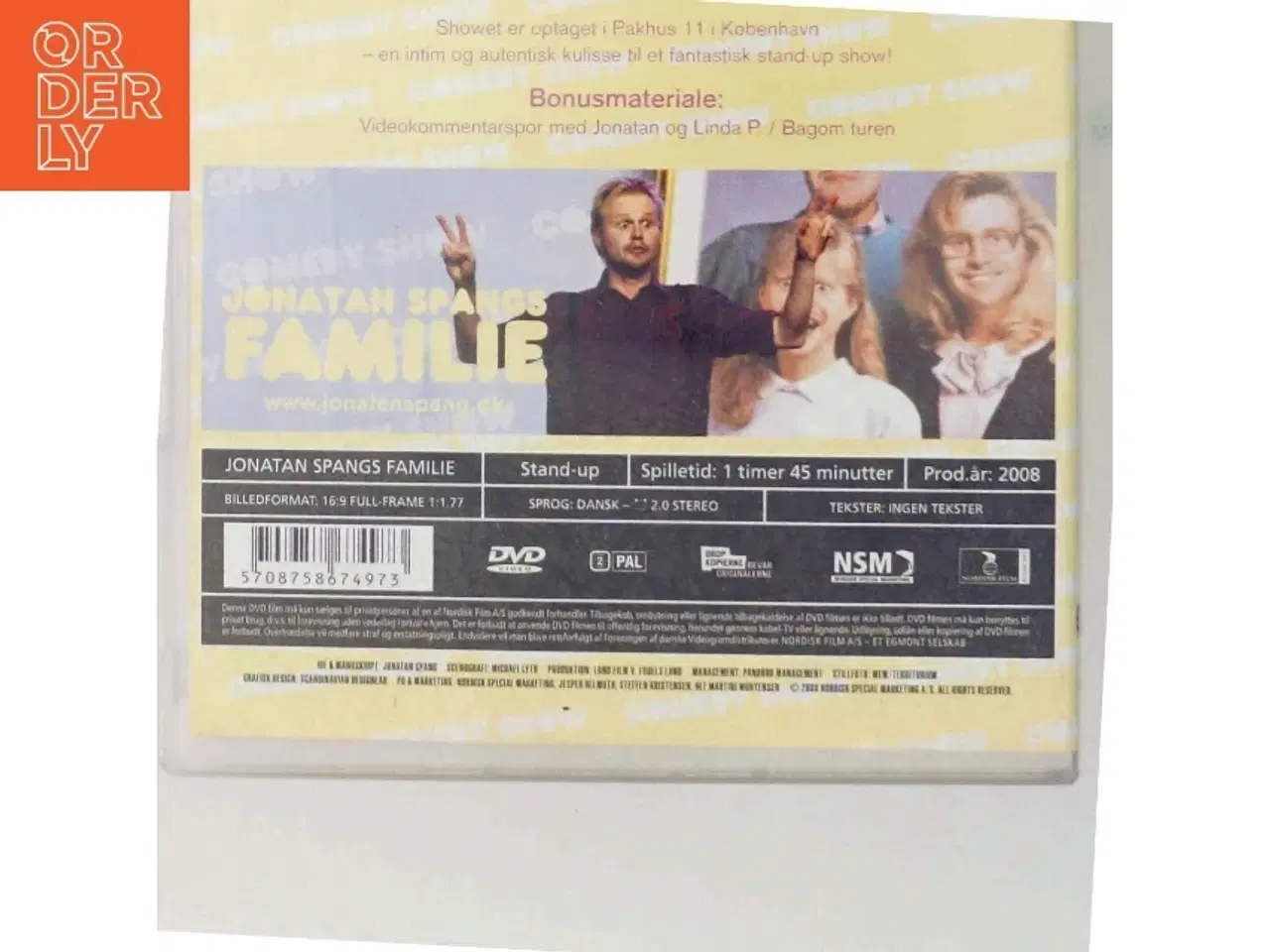 Billede 3 - Jonatan Spangs Familie DVD fra Nordisk Film
