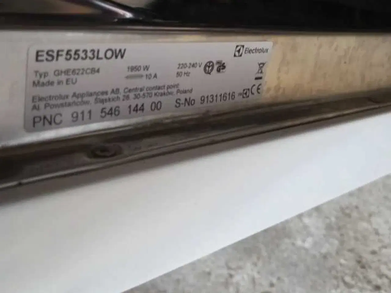 Billede 6 - Electrolux opvaskemaskine.