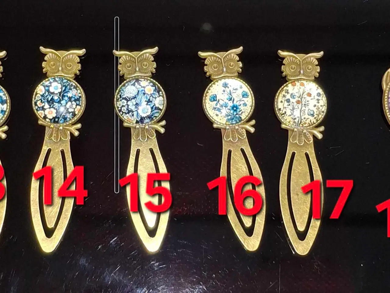 Billede 2 - Bogmærker I bronze 