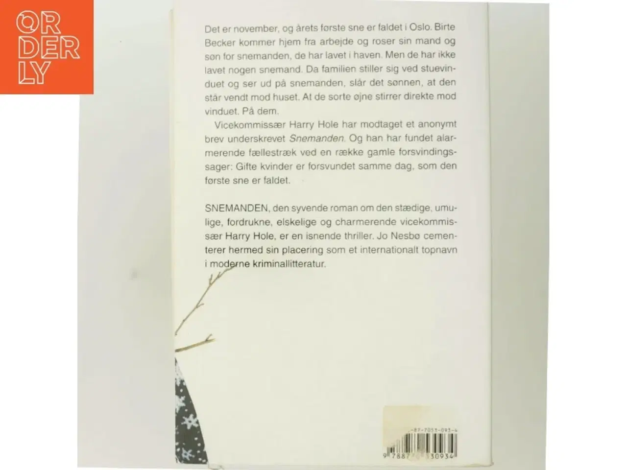 Billede 2 - Snemanden af Jo Nesbø (Bog)