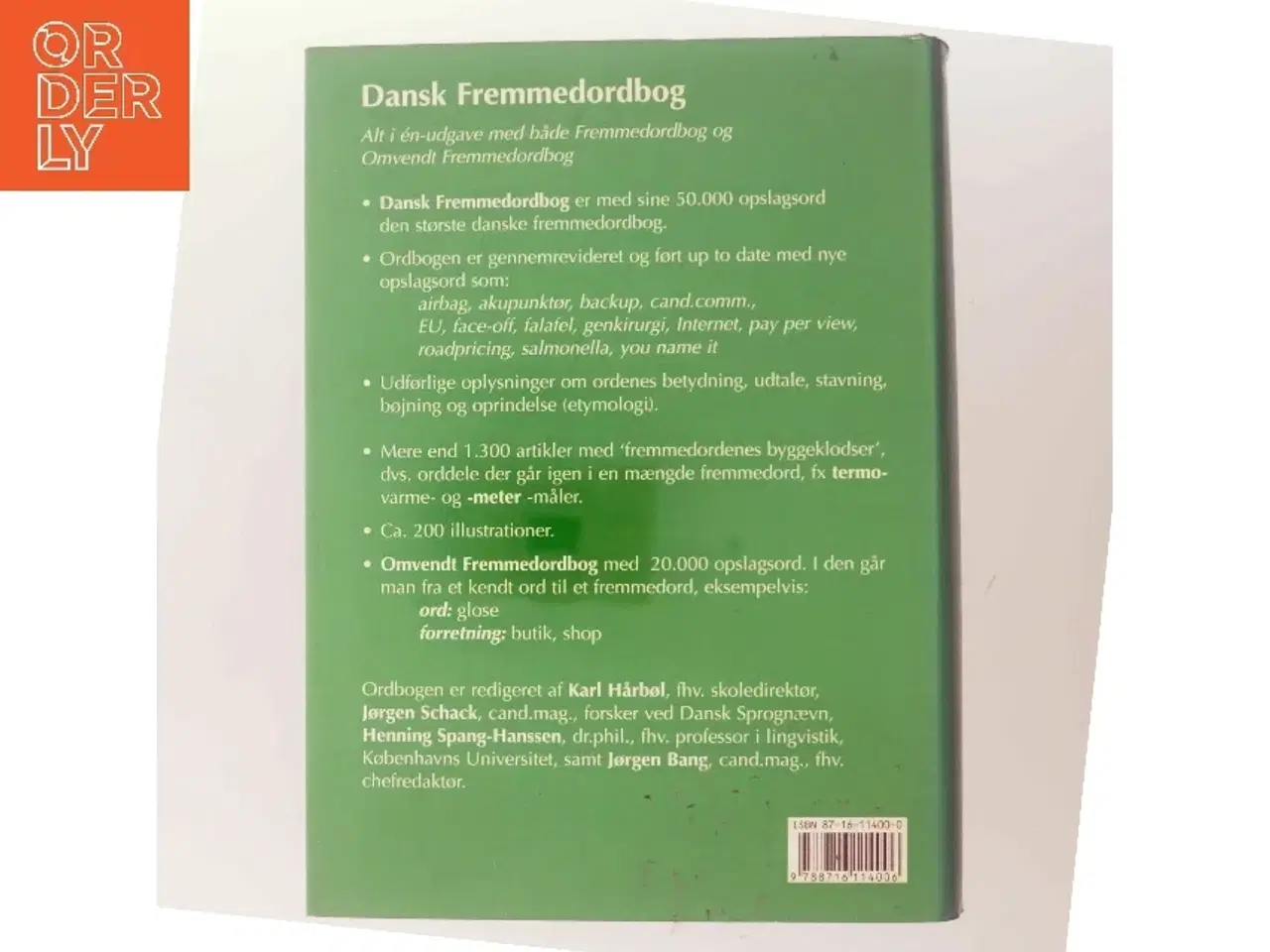 Billede 3 - Dansk fremmedordbog (Bog)