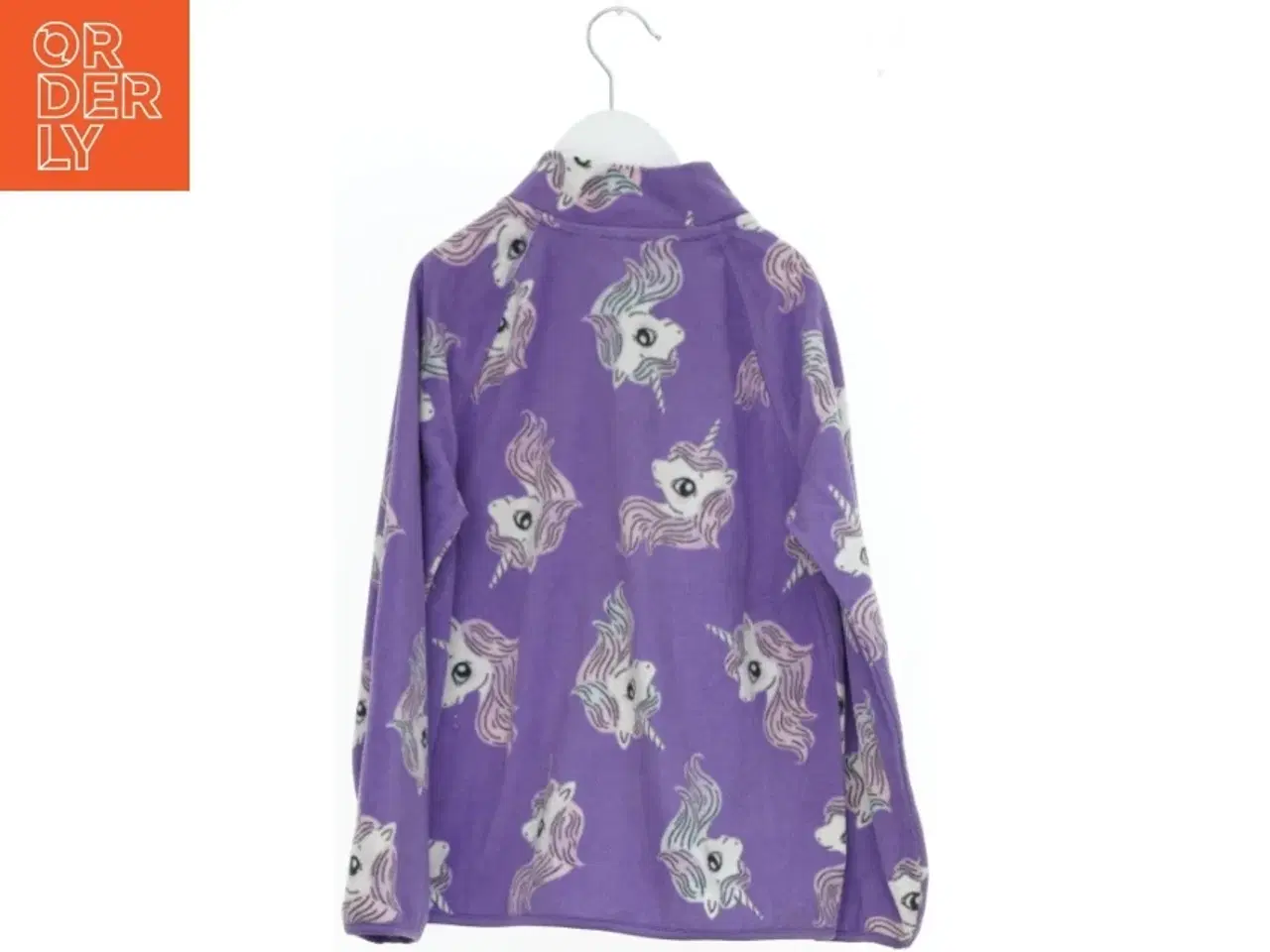 Billede 2 - Børns fleecejakke med enhjørningemotiv fra H&M (str. 128)
