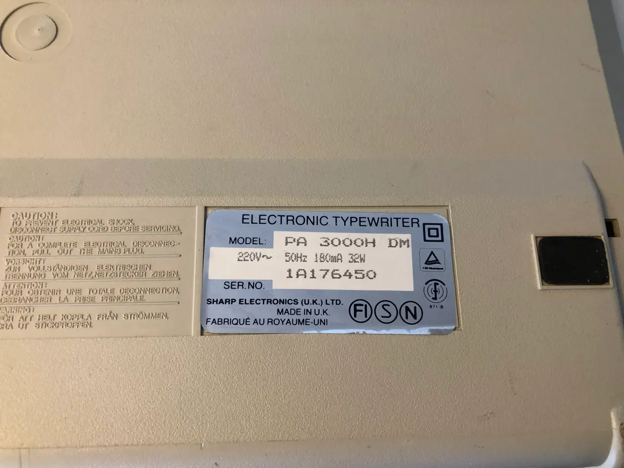 Billede 6 - Sharp PA-3000H skrivemaskine