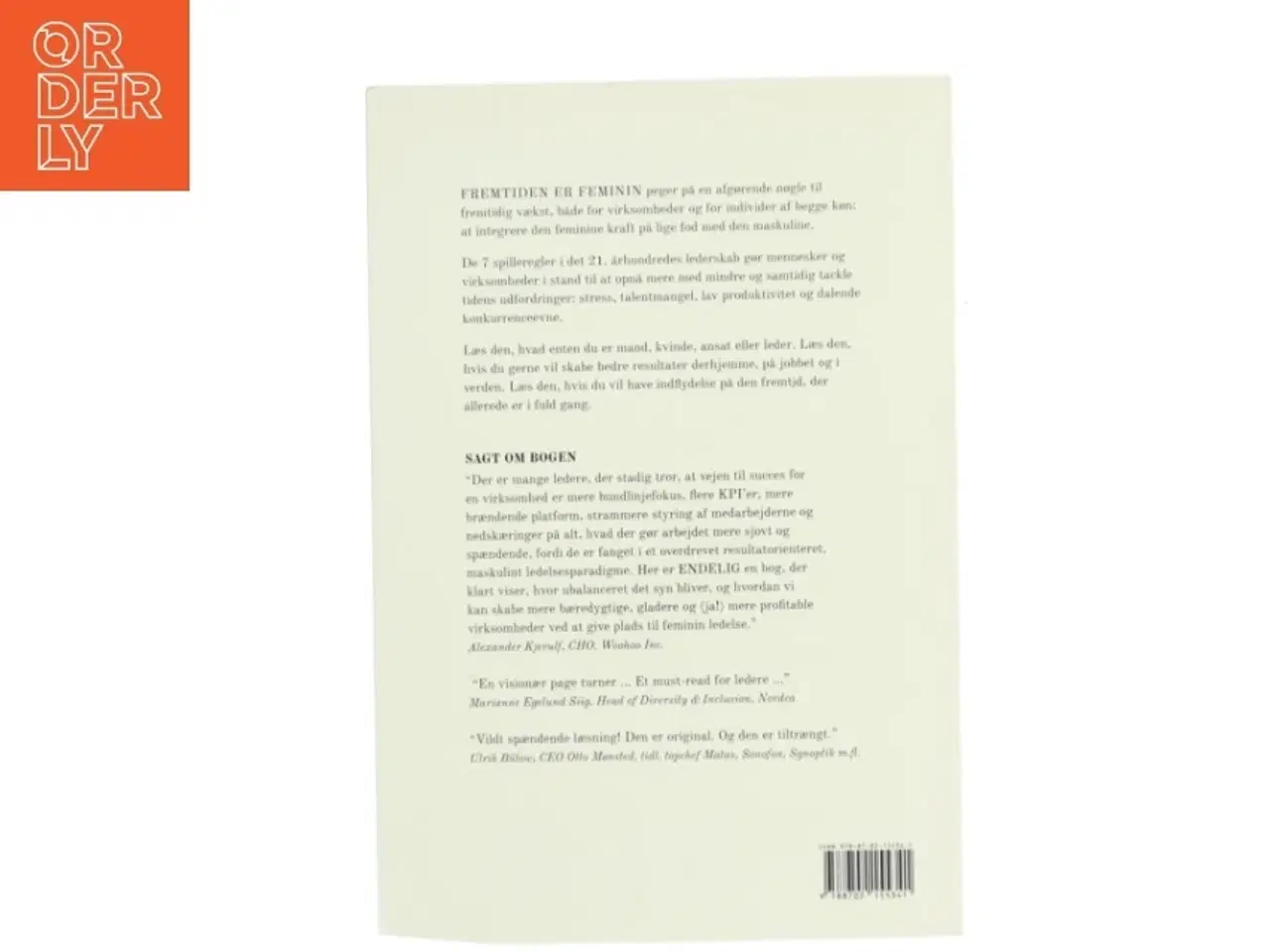 Billede 2 - Fremtiden er feminin : 7 spilleregler i det 21. århundredes lederskab af Kirsten Stendevad (Bog)