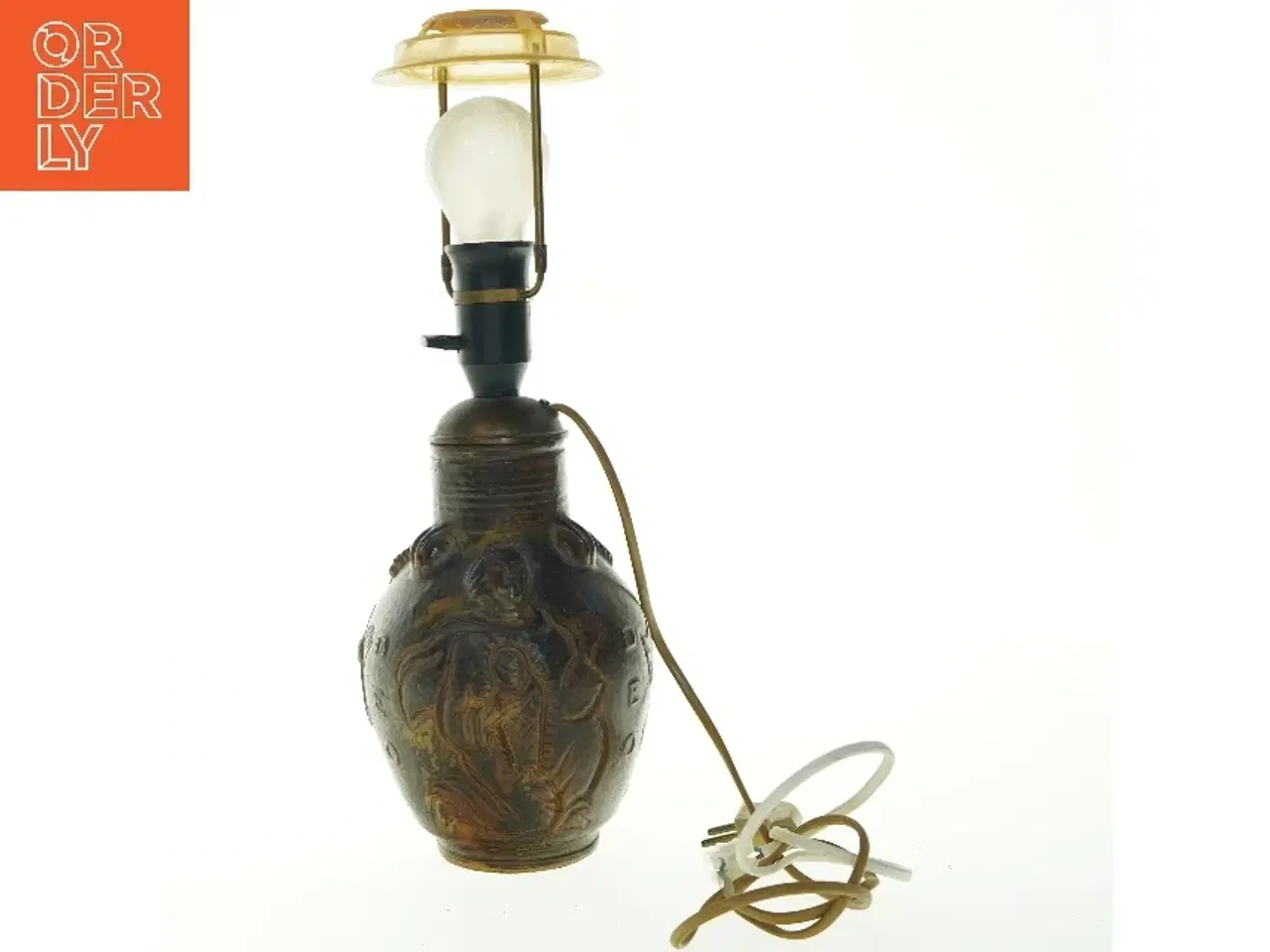 Billede 4 - Royal Copenhagen Art Pottery 2966 RC Jar with motives: Petrus Gloria in Excelsis Deo 21 cm, Jais Nielsen fra Royal Copenhagen (str. 39 cm)