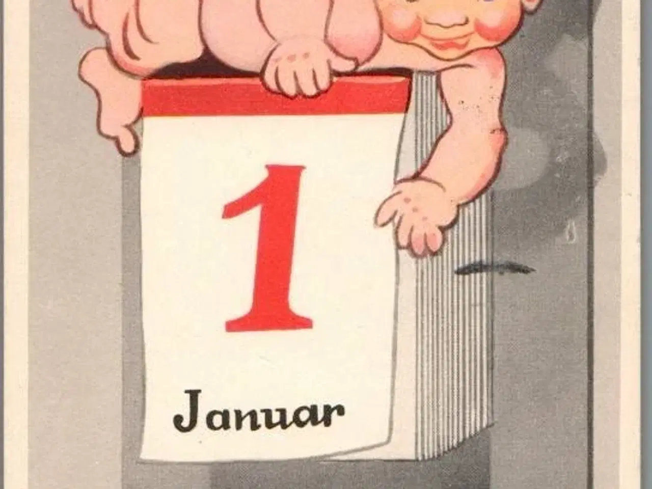 Billede 1 - Illa - Godt Nytaar - Eneret Serie 689 - Postkort - Brugt