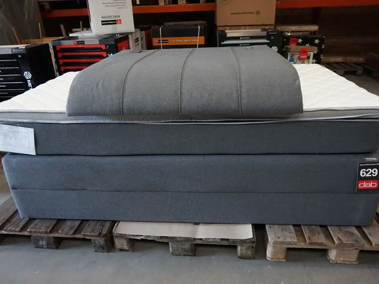 Billede 4 - Nordisk Fjer C90 kontinentalseng med opbevaring 100x200 cm