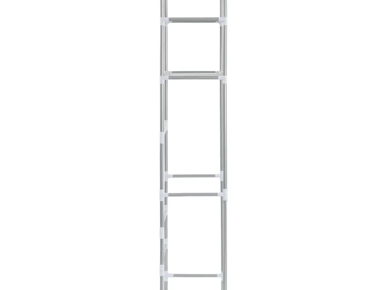 Billede 5 - Opbevaringsstativ med 3 hylder 53x28x169 cm sølvfarvet