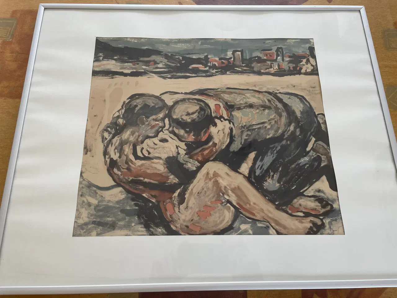 Billede 1 - Billede -gammelt 40 x50 cm