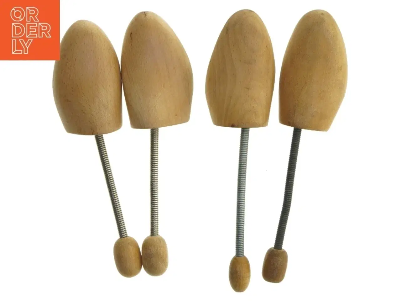 Billede 1 - To par skolæste i træ (str. 29 cm)