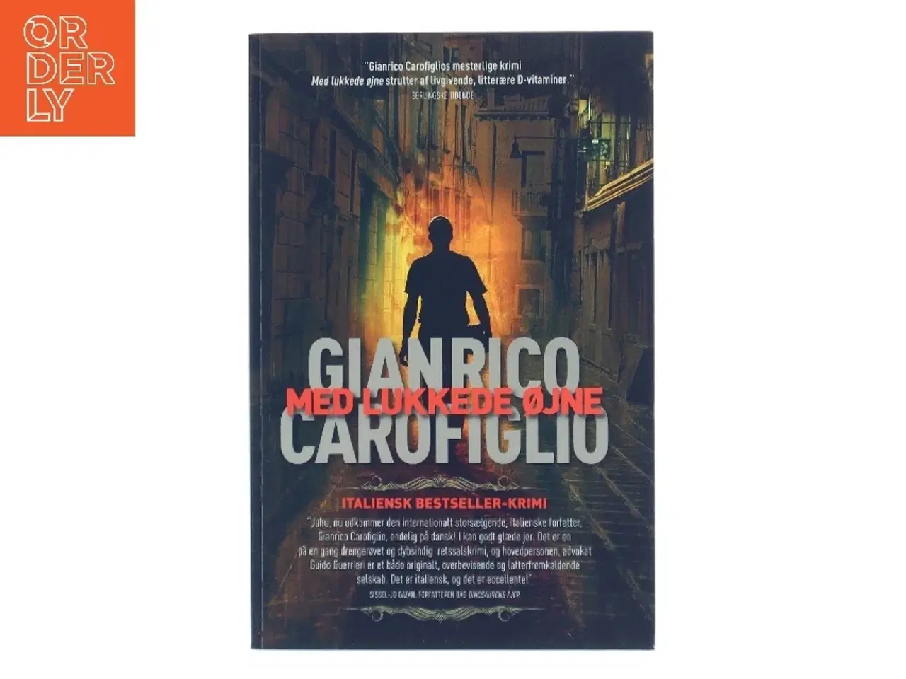 Billede 1 - Med lukkede øjne af Gianrico Carofiglio (Bog)