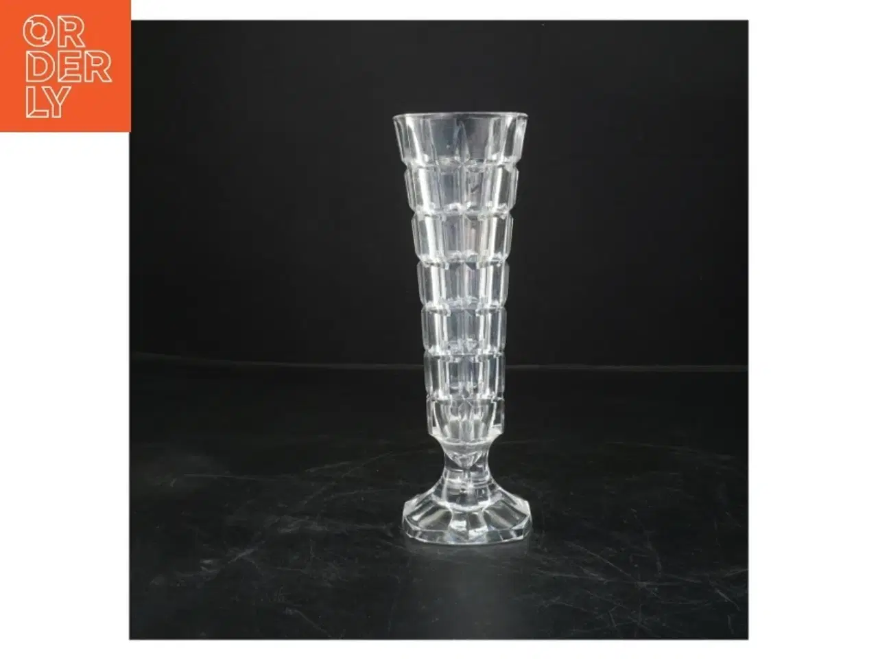 Billede 1 - Transparent vase (str. 22 cm)