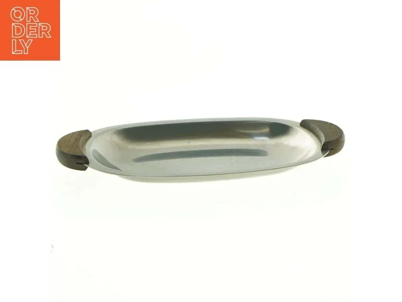 Billede 4 - Metalfad med træhåndtag (str. 17 x 11,5 cm)