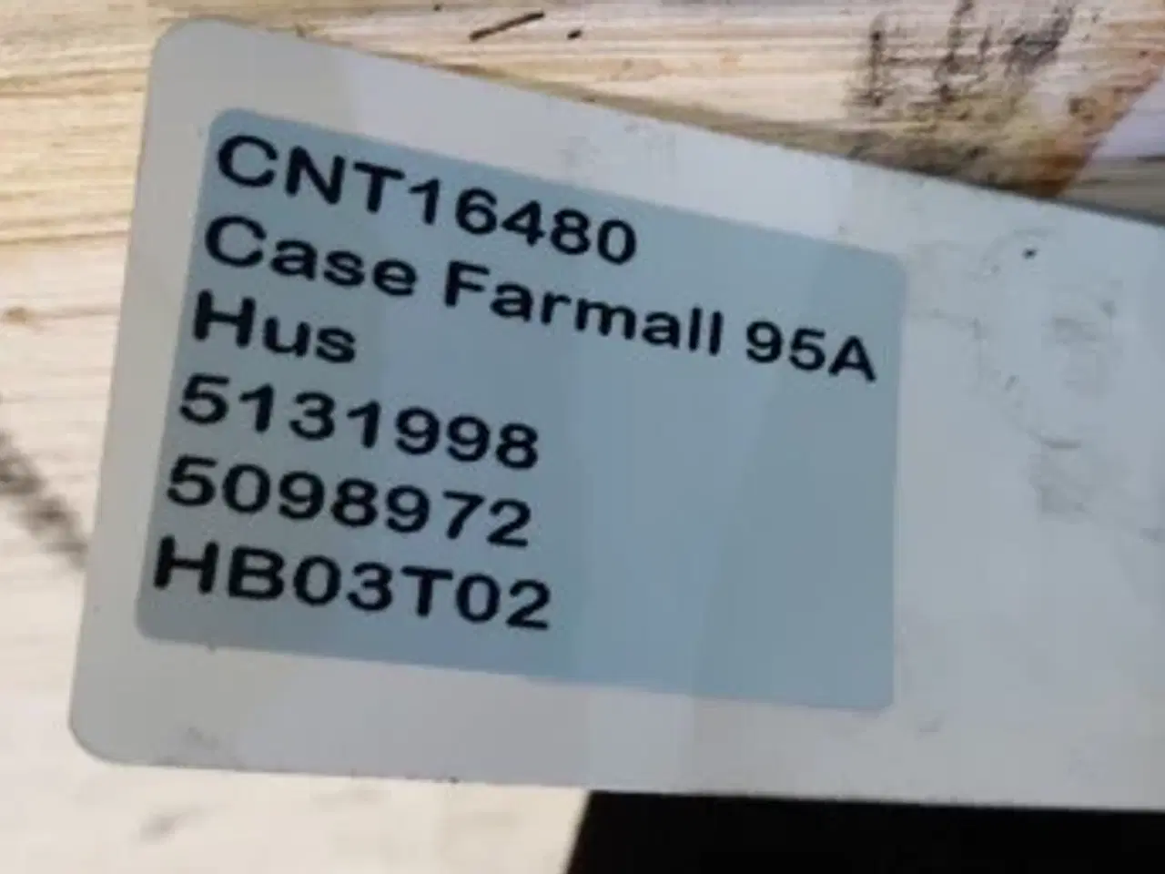 Billede 17 - Case Farmall 95A Dæksel 5098972