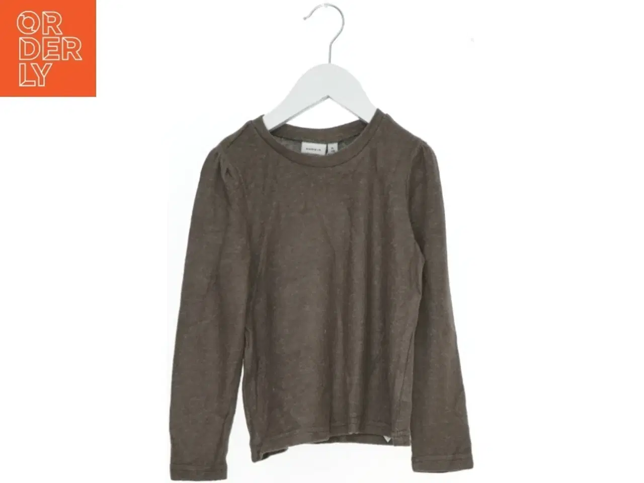 Billede 2 - Brun langærmet bluse fra Name It fra Name It (str. 110)