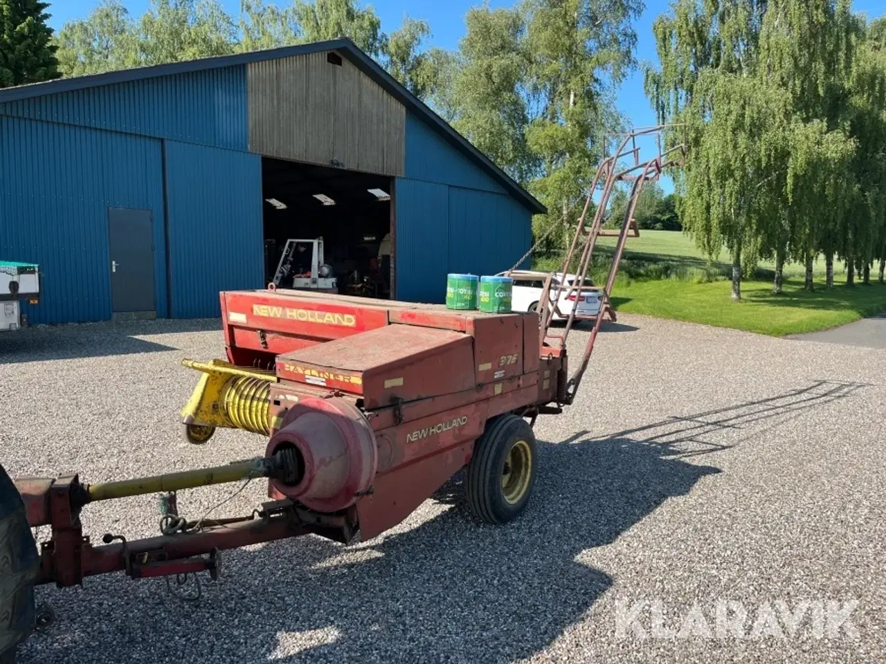 Billede 1 - Ballepresser New Holland 376 med centralsmørring