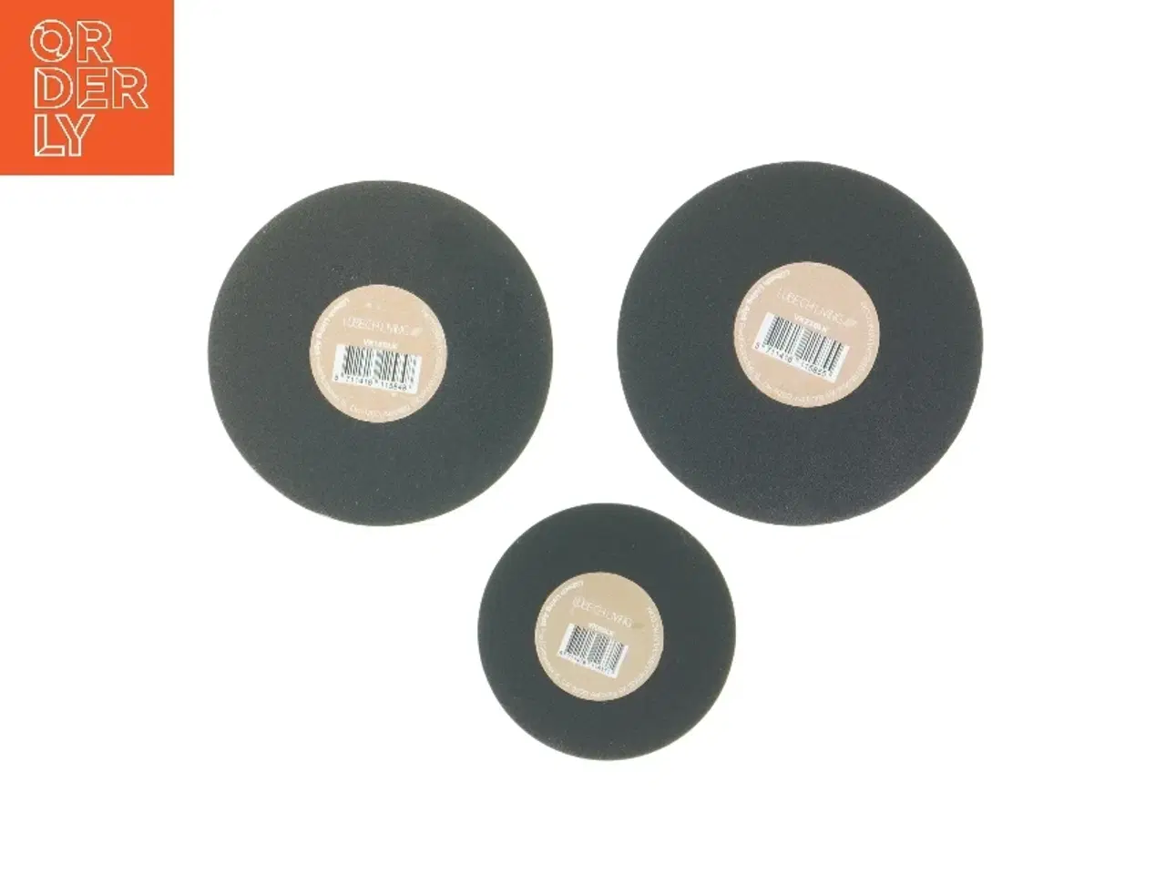 Billede 3 - Sæt af sorte lysestager fra LIEBCHLING (str. 23,5 x 18,5 x 9,5 cm)