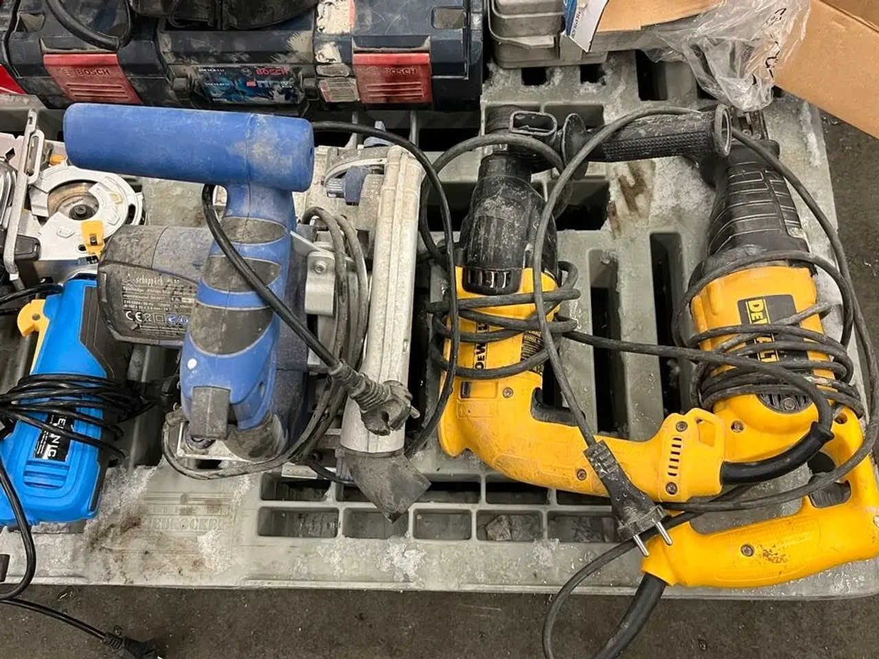 Billede 4 - 8 stk. El værktøj, Gasvarmer, div. batterisæt