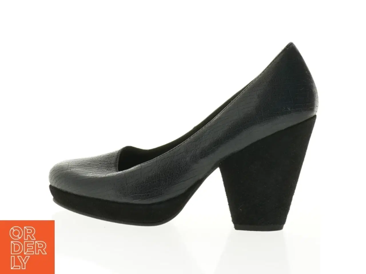 Billede 1 - Sorte pumps i læderlook fra Gardenia Copenhagen (str. 39)