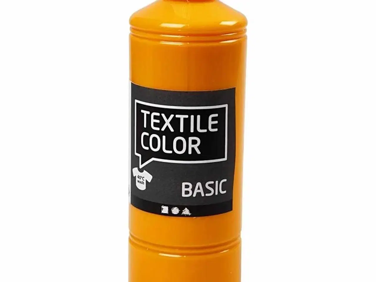 Billede 1 - Textile Color - Gul 500ml, Vandbaseret Tekstilmaling