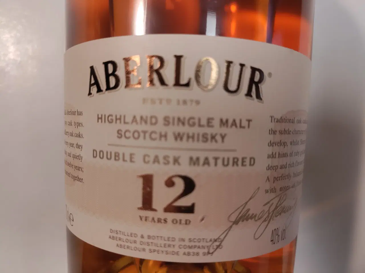 Billede 2 - Aberlour 12 års Highland single malt - Double Cask