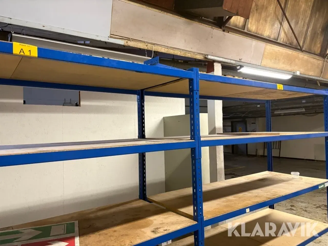 Billede 8 - Værkstedsreol 2 sektioner