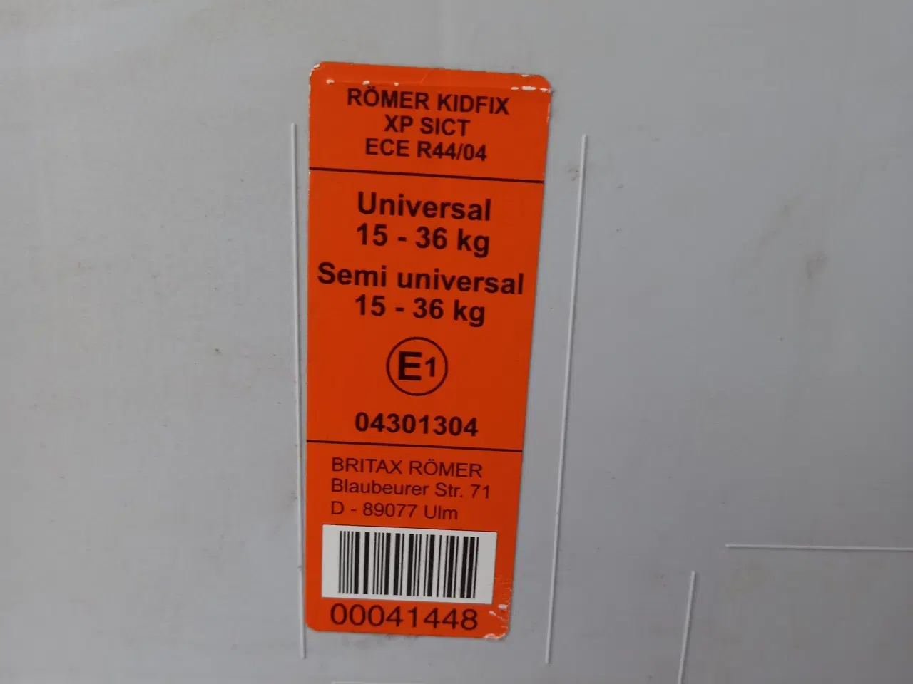 Billede 5 - Rømer Kidfix børnestol 15-36kg