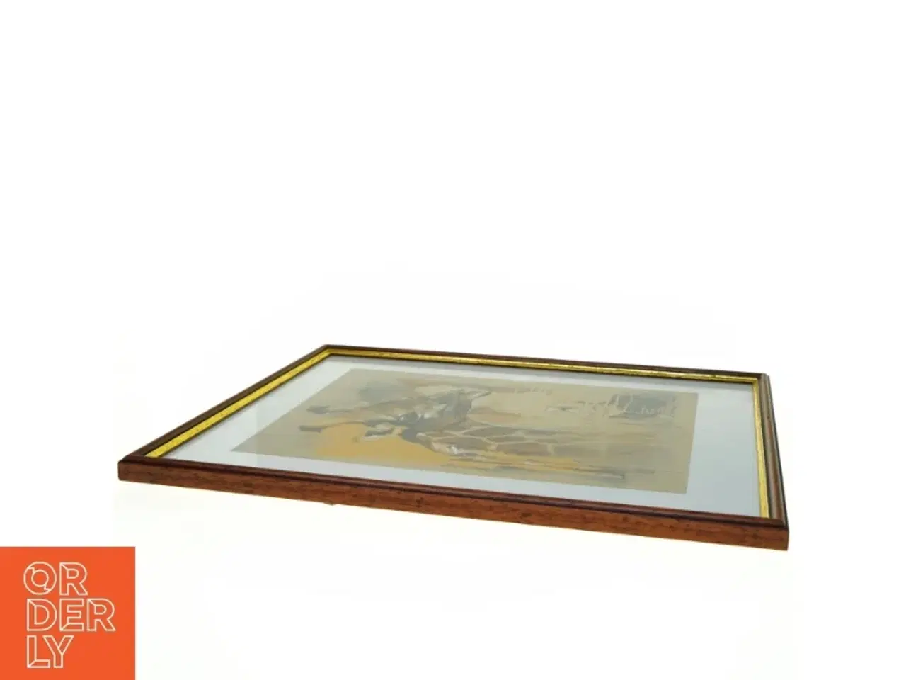 Billede 3 - Billedramme med giraf motiv fra Husmer (str. 42 x 32 cm)