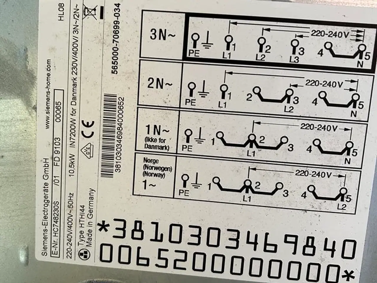 Billede 2 - Simens Induktionskomfur