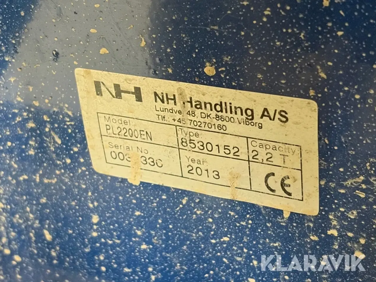 Billede 5 - Palleløftere Silverstone & NH Handling - 2500kg og 2200kg - 2 styk