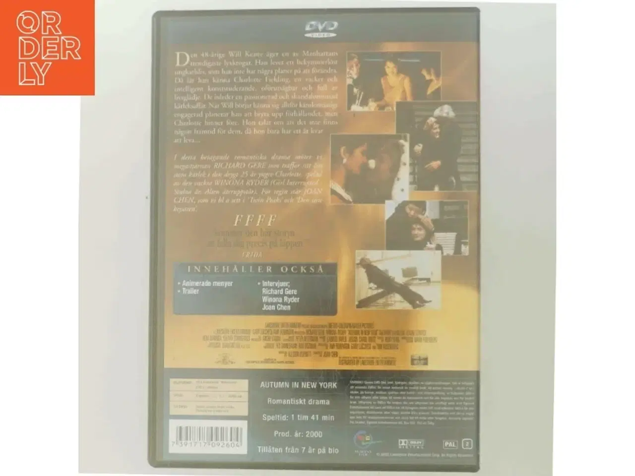 Billede 3 - Hst i New York med Richard Gere (DVD)