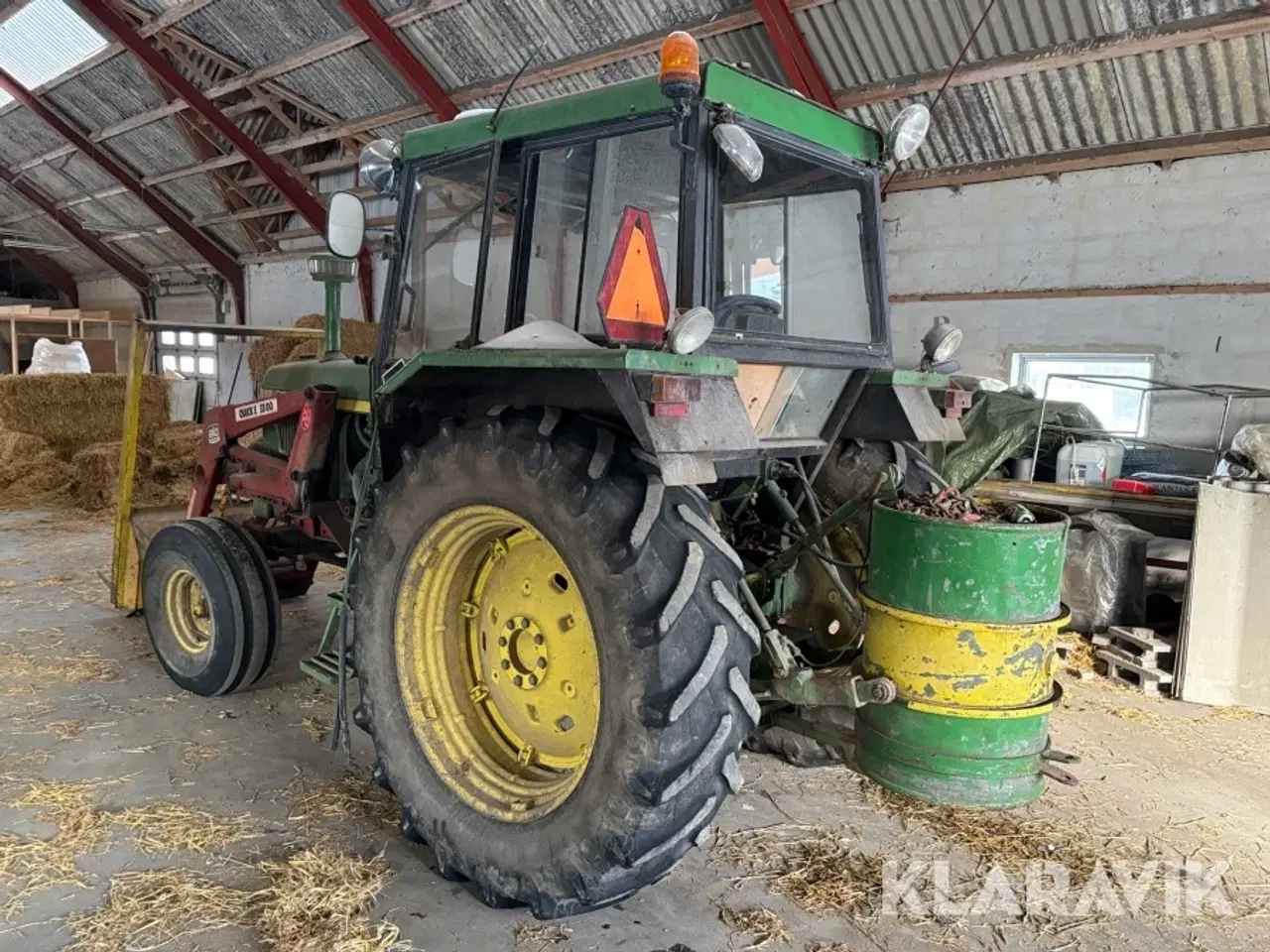 Billede 3 - Veterantraktor John Deere 3040 + vogn