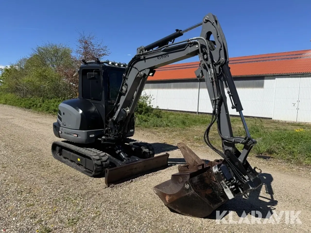 Billede 3 - Gravemaskine Kubota KX42-4 med rotortilt og maskinstyring