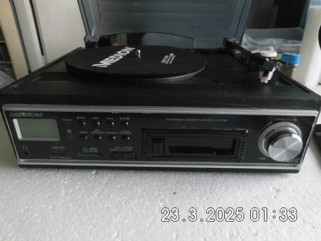 Billede 1 - Medion MD 84044 pladespiller og kassetteafspiller