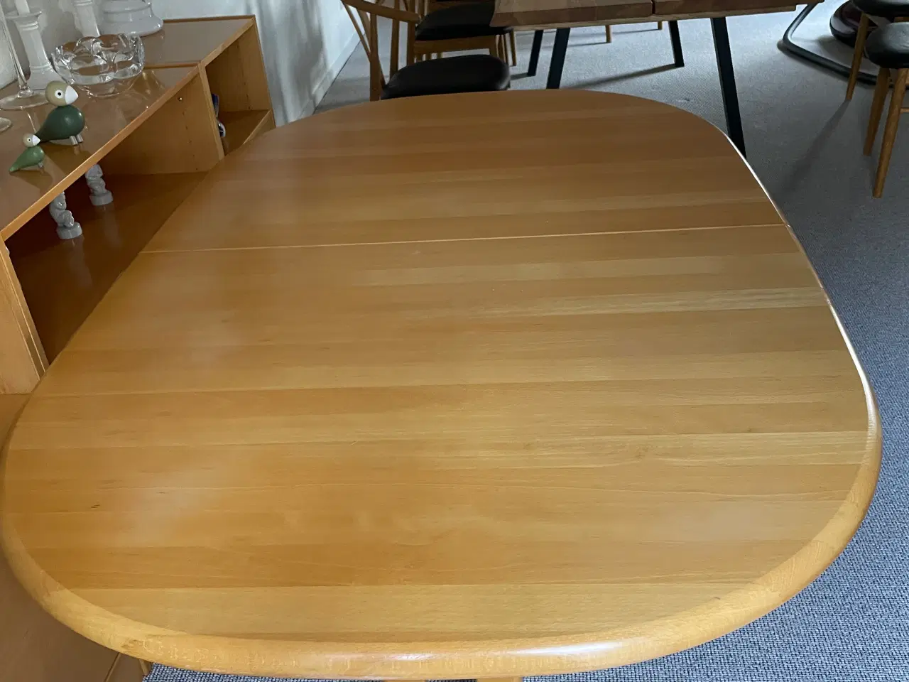 Billede 1 - Spisebord med tillægsplader