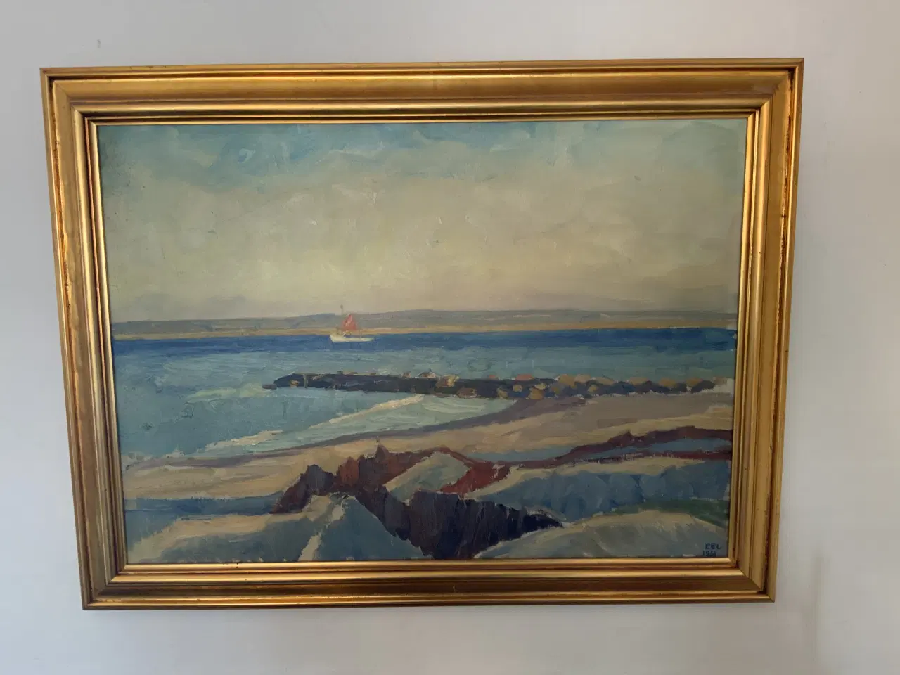 Billede 2 - Malerier Knud Eel og Knud Laursen 