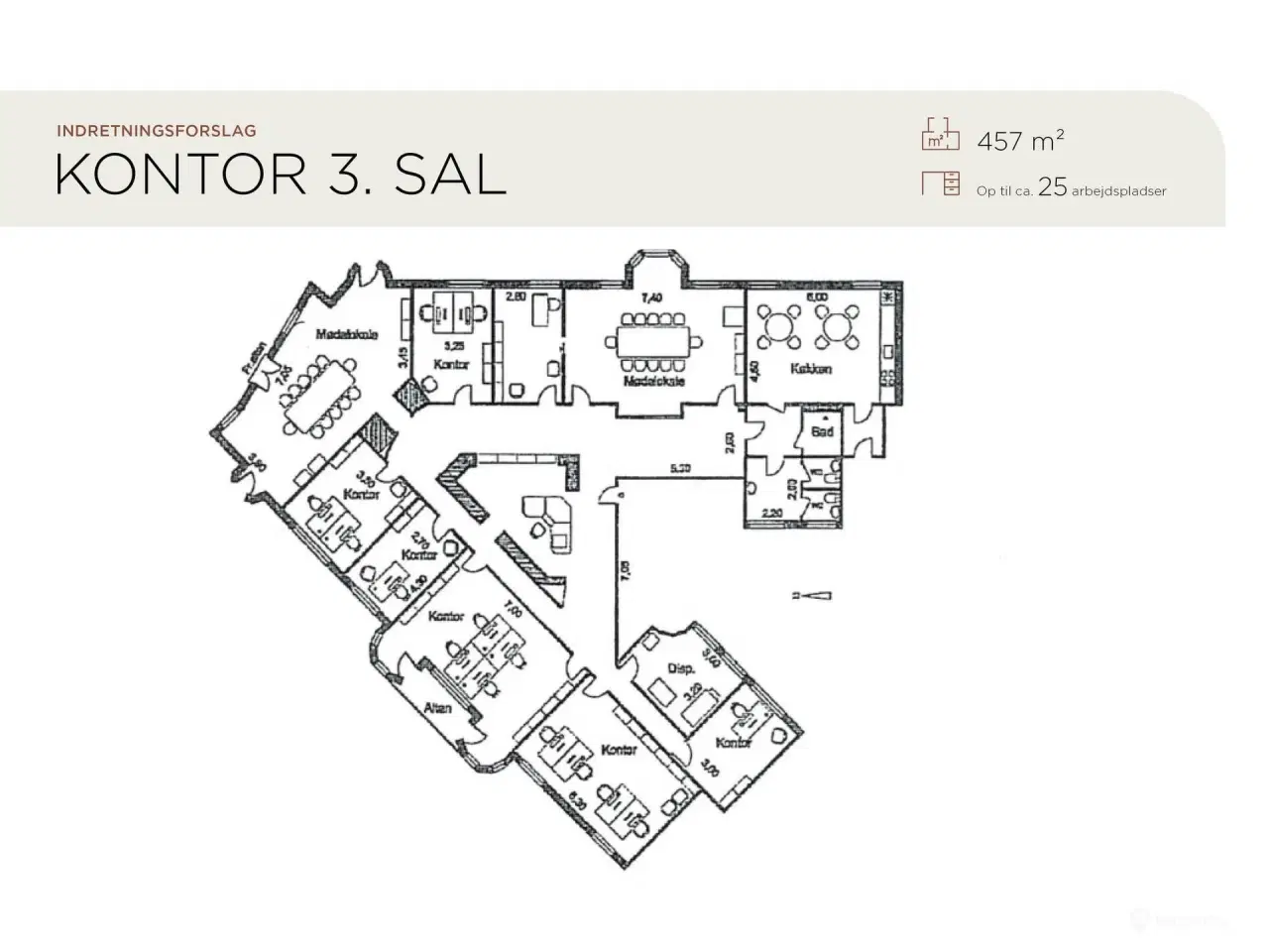 Billede 21 - Fuldt møbleret kontor klar til indflytning