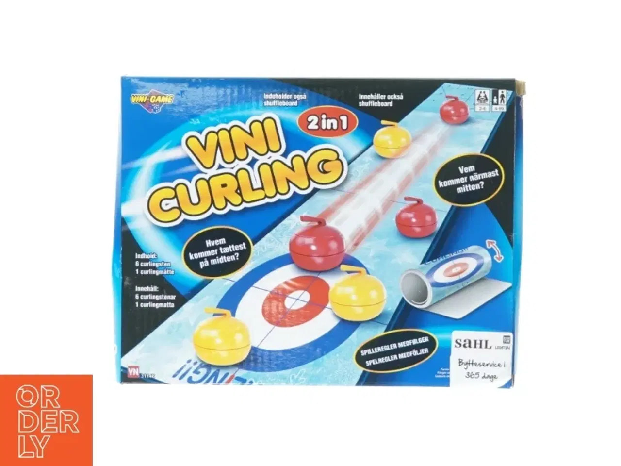 Billede 1 - Vini curling fra Vini-game (str. 25 x 20 cm)
