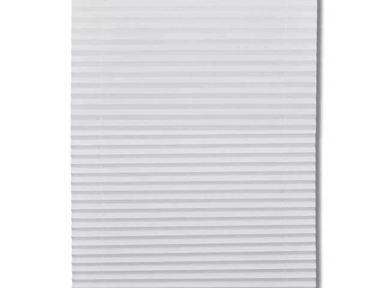 Billede 2 - Plisségardiner 80 x 200 cm hvid