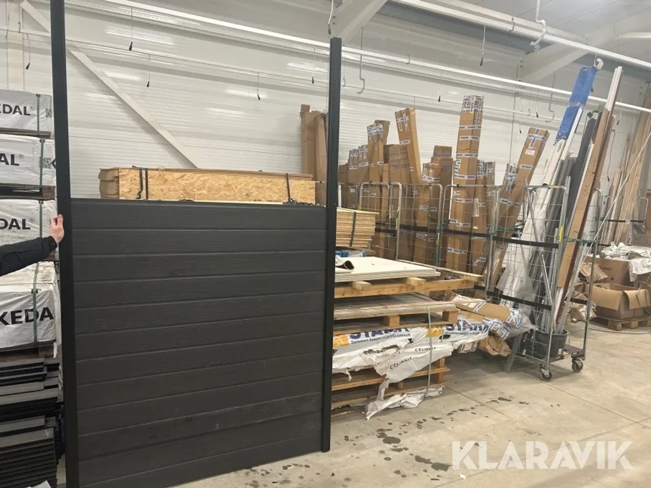 Billede 1 - Komposit hegn Kirkedal Sort 10 fag